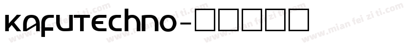 KafuTechno字体转换