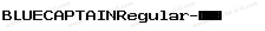 BLUECAPTAINRegular字体转换