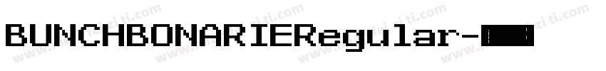 BUNCHBONARIERegular字体转换