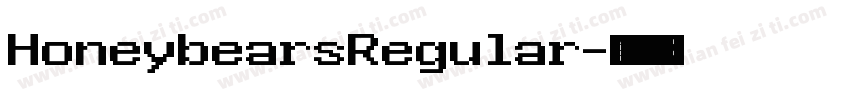 HoneybearsRegular字体转换
