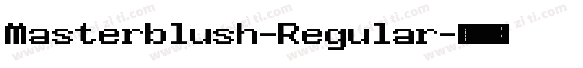 Masterblush-Regular字体转换