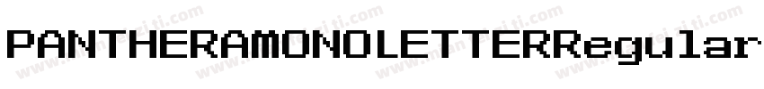 PANTHERAMONOLETTERRegular字体转换