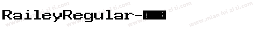 RaileyRegular字体转换
