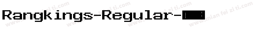 Rangkings-Regular字体转换