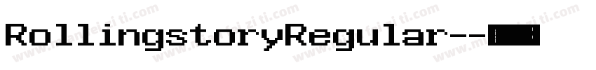 RollingstoryRegular-字体转换