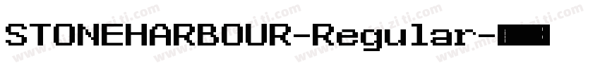 STONEHARBOUR-Regular字体转换