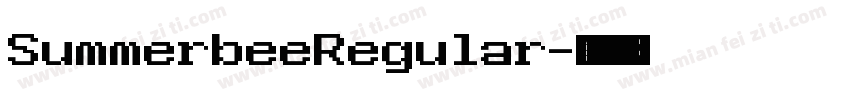 SummerbeeRegular字体转换