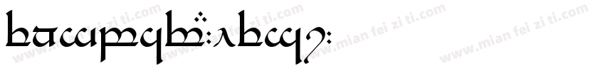 Tengwar-Elesi字体转换