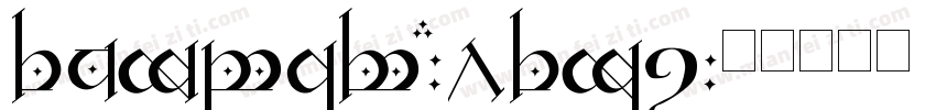 Tengwar-Elesi字体转换