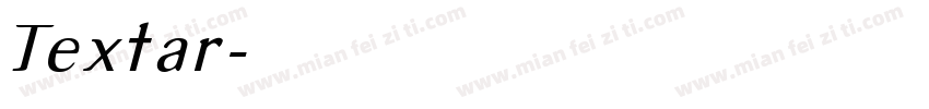 Textar字体转换