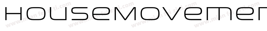 HouseMovements字体转换