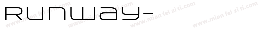Runway字体转换