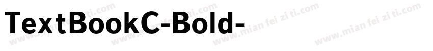 TextBookC-Bold字体转换