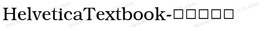 HelveticaTextbook字体转换
