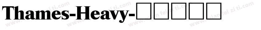 Thames-Heavy字体转换