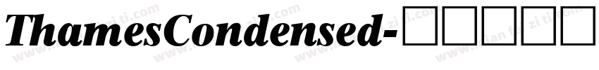 ThamesCondensed字体转换