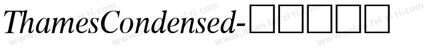ThamesCondensed字体转换