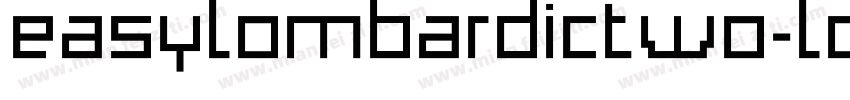 EasylombardicTwo-LOMg字体转换