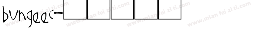 bungeec字体转换