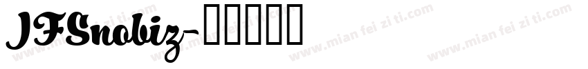 JFSnobiz字体转换