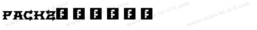 packz字体转换