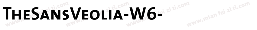 TheSansVeolia-W6字体转换