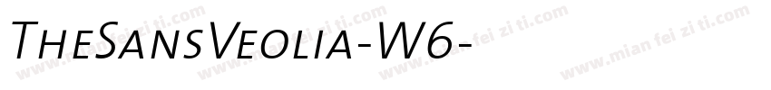 TheSansVeolia-W6字体转换