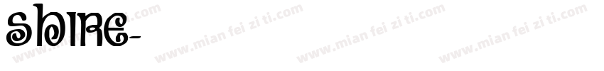 shire字体转换
