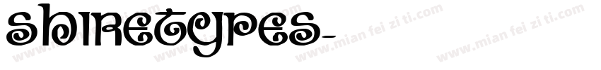 ShireTypes字体转换