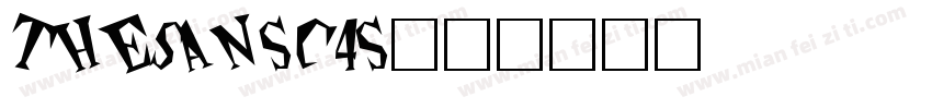 TheSansC4s字体转换