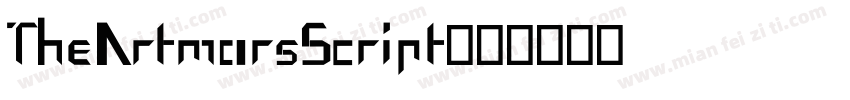 TheArtmarsScript字体转换