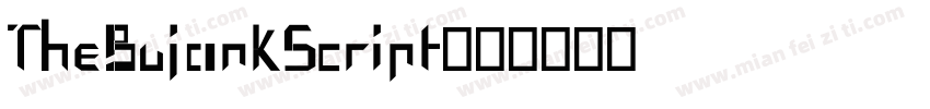 TheBujankScript字体转换
