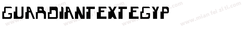 GuardianTextEgyp字体转换