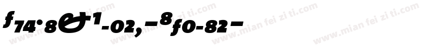 TheMixBlack-Italic字体转换