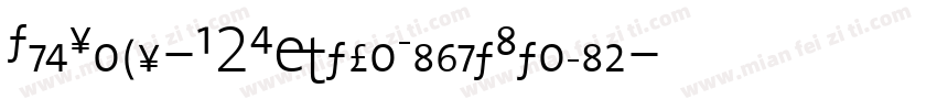 TheSans-B2ExtraLightItalic字体转换