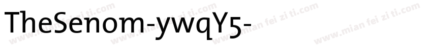 TheSenom-ywqY5字体转换