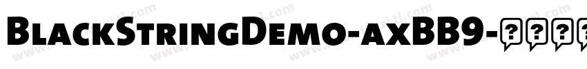 BlackStringDemo-axBB9字体转换