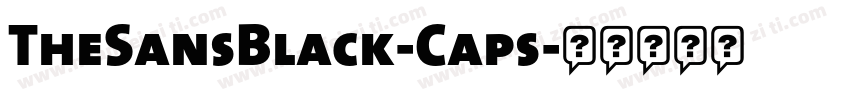 TheSansBlack-Caps字体转换