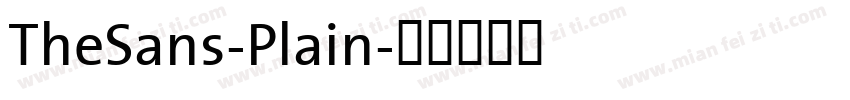 TheSans-Plain字体转换