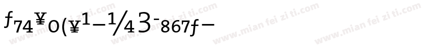 TheSansB-W3Light字体转换