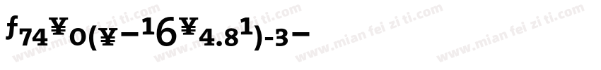 TheSans-B6SemiBold字体转换