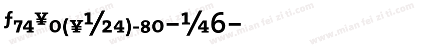 TheSansVeolia-W6字体转换
