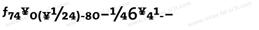 TheSansVeolia-W6SeBl字体转换
