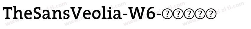 TheSansVeolia-W6字体转换