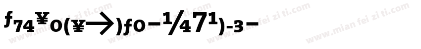 TheSansYota-W7Bold字体转换