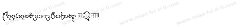Bluelminsandsfort-0L79字体转换