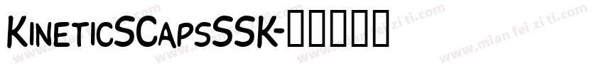KineticSCapsSSK字体转换
