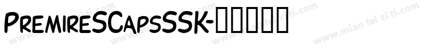 PremireSCapsSSK字体转换
