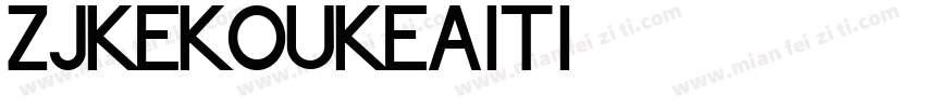 ZJKeKouKeAiTi字体转换