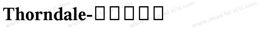 Thorndale字体转换
